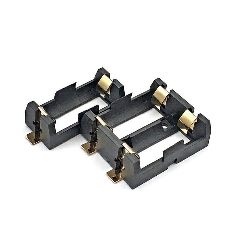 18350 Battery Holder SMD SMT Batteries Case Storage Box With Pins 1 2 Slot New