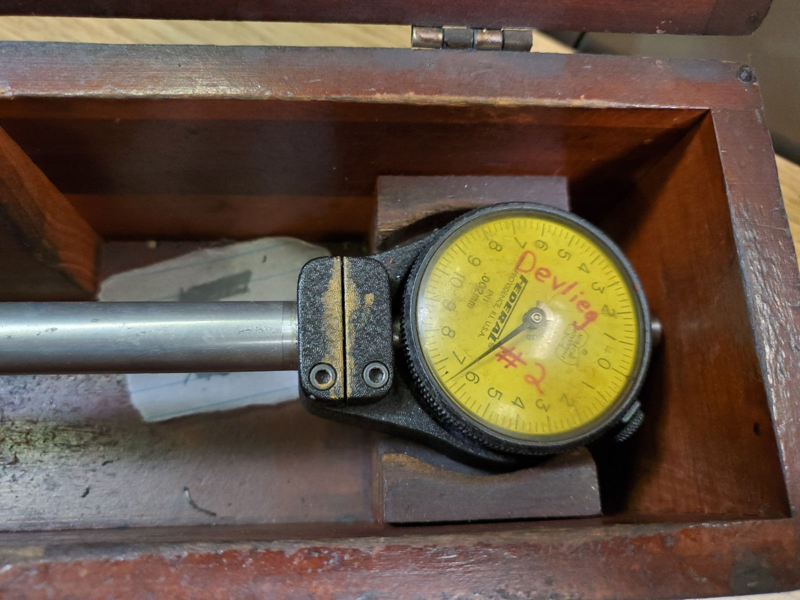 Boice No.4 Dial Bore Gage .02mm Machinist Tool Maker Box Find (#4)
