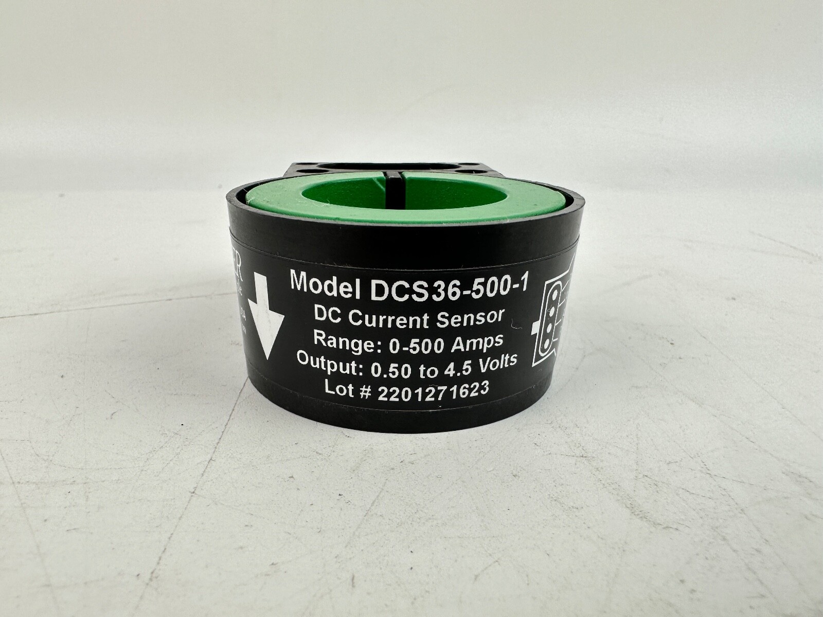 InPower Inductive DC Current Sensor DCS36-500-1 0-500A, 0.5- 4.5V