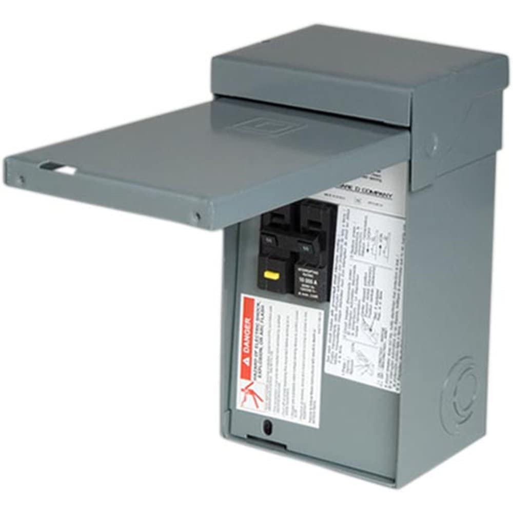 Square D – HOME250SPA Homeline Spa Panel, Load Center with 50-Amp Enclosed Main