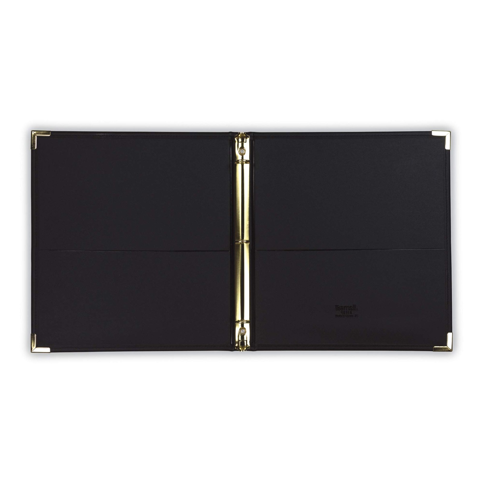 Classic Leather 3 Ring Binder Portfolio, Executive Presentation, 0.5 Inch, Holds