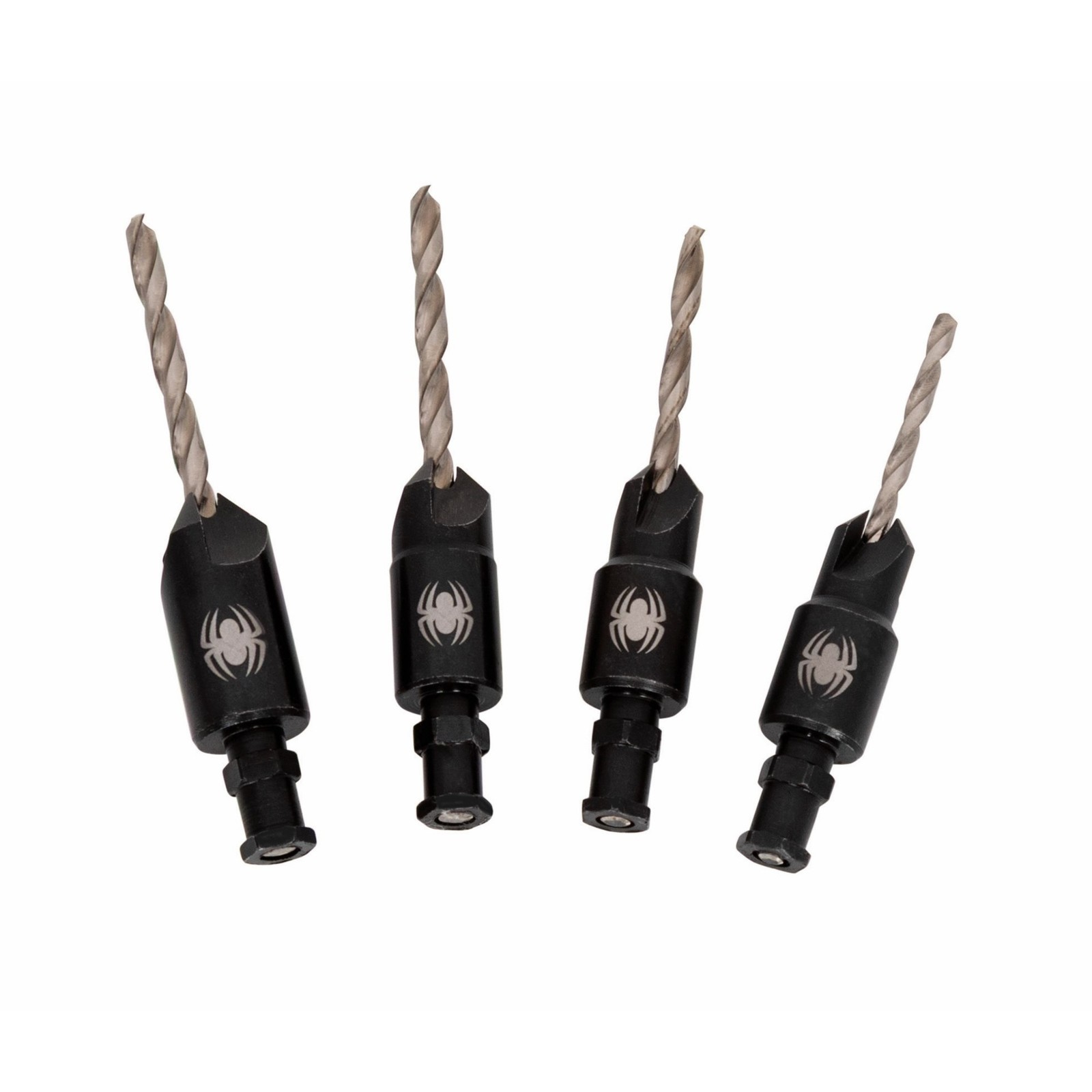 Spyder 4-Piece HSS Countersink Twist Drill Bit Set, 19168
