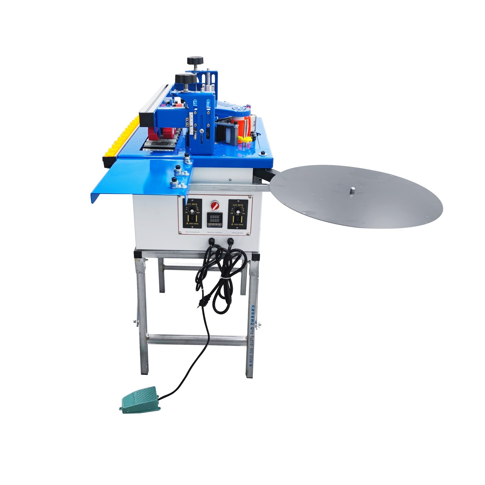 Automatic Curved and Straight Edge Banding Machine 110V 1.2KW Double-side glue