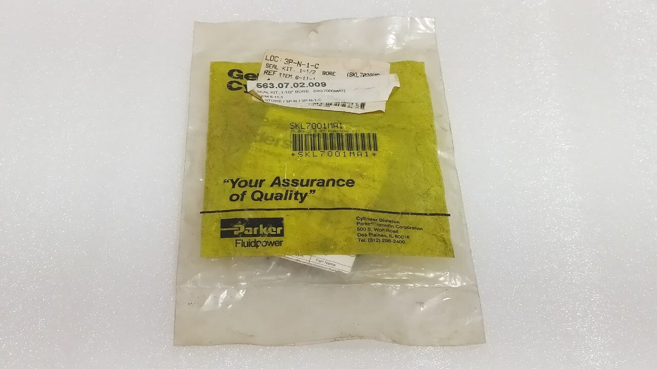 PARKER SKL7001MA1 2″BORE 5/8″ ROD SEAL KIT NEW