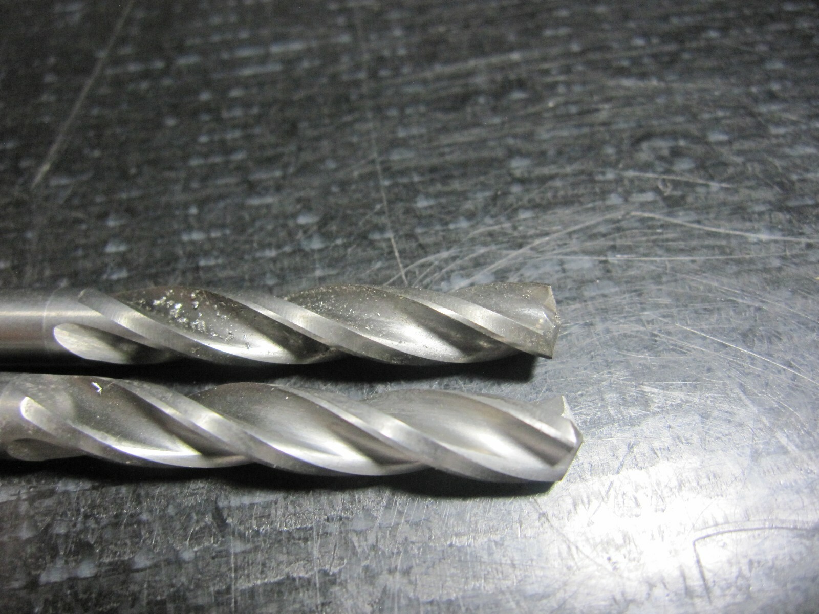 2 used Guhring 6.500mm 3fl 3 flute carbide drill