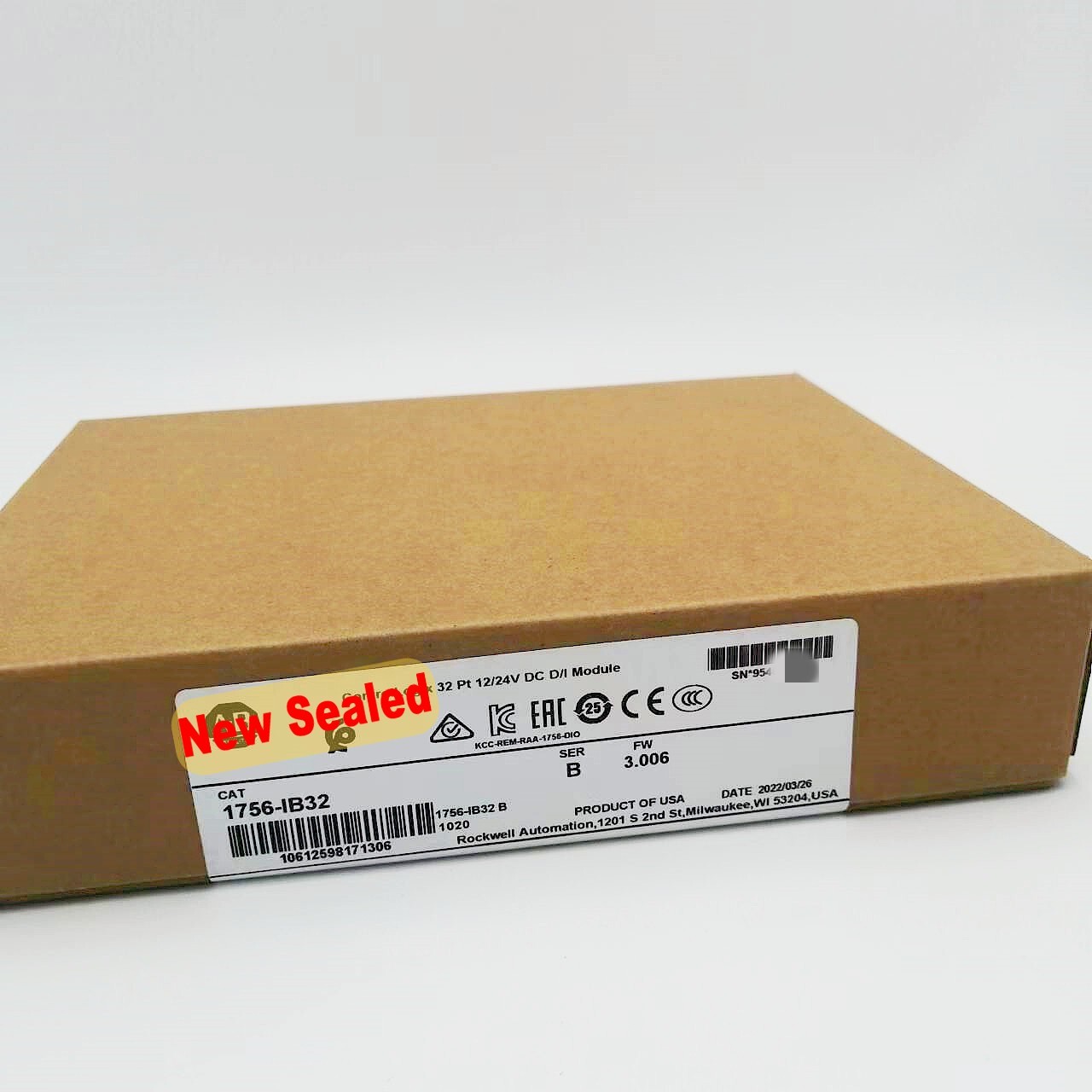 Factory Sealed 1756-IB32 AB SER B CONTROLOGIX 32 PT DC INPUT Fast Shipping