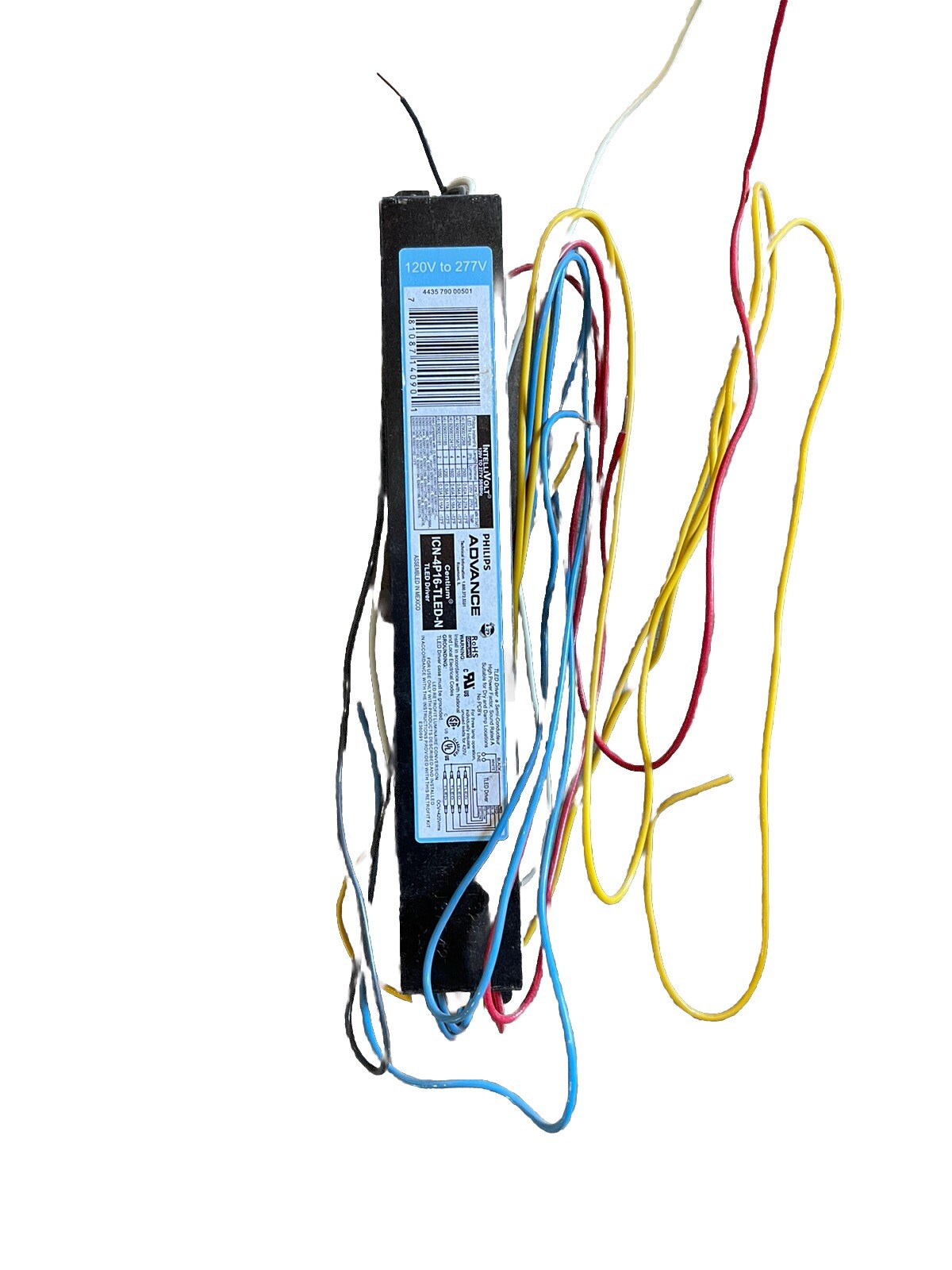 🔥(AN)(4) PHILIPS, ADVANCE, ICN-4P16-TLED-N LED, 120V-277V, SAME ☀️👣🔥👀