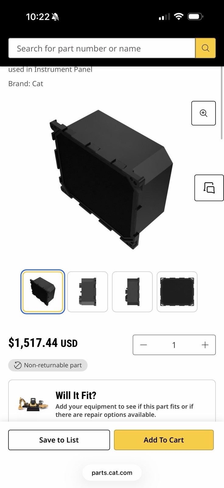 CAT 109-0598 SPEEDOMETER TACHOMETER MODULE (NEW SEALED) – GENUINE OEM