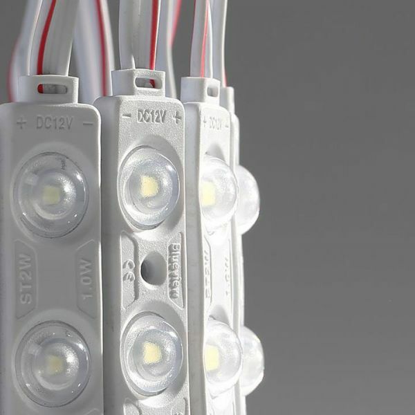 10pcs/lot SMD 2835 Waterproof LED Module 3 LED Chips with Aluminum PCB Injection