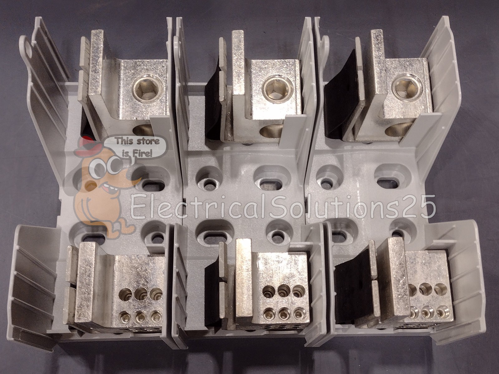 New Eaton JM60400-3MW16 400A 600V 3-Pole Class J Fuse Block – Free Shipping
