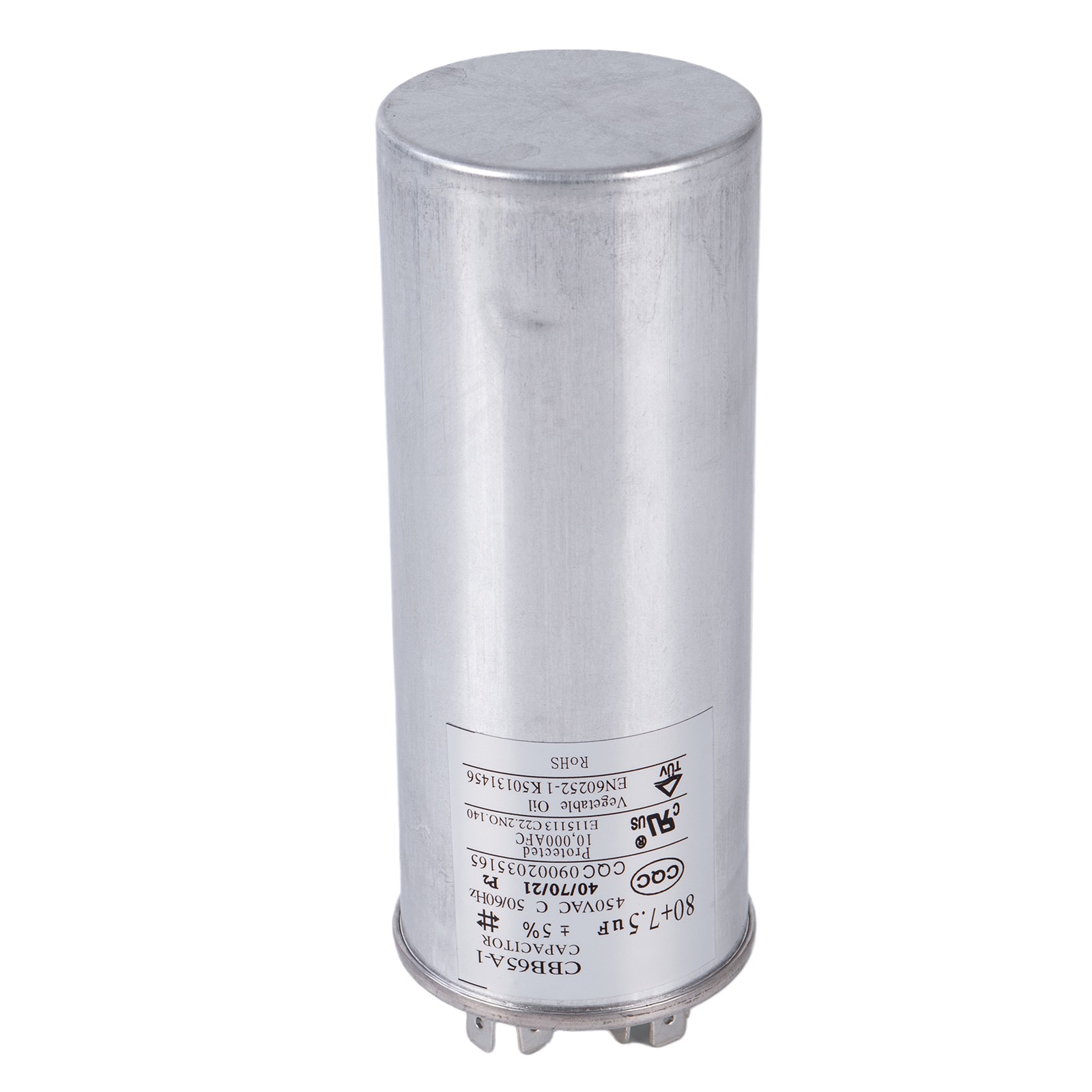 Fits Heat Pump Capacitor 473731Z Replacement 80+7.5 uF 450VAC 50/60Hz Pentair