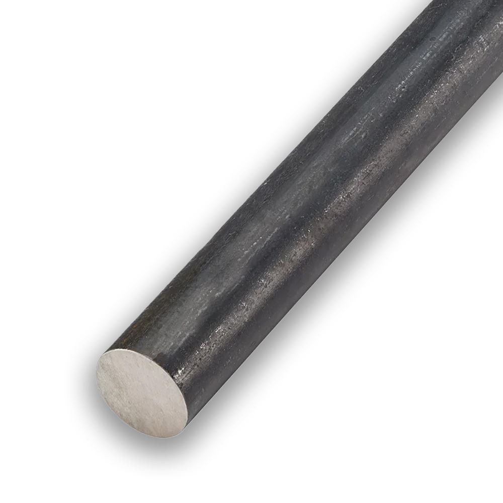 2.500 (2-1/2 inch) x 12 inches, A36 Carbon Steel Round Rod, Hot Rolled