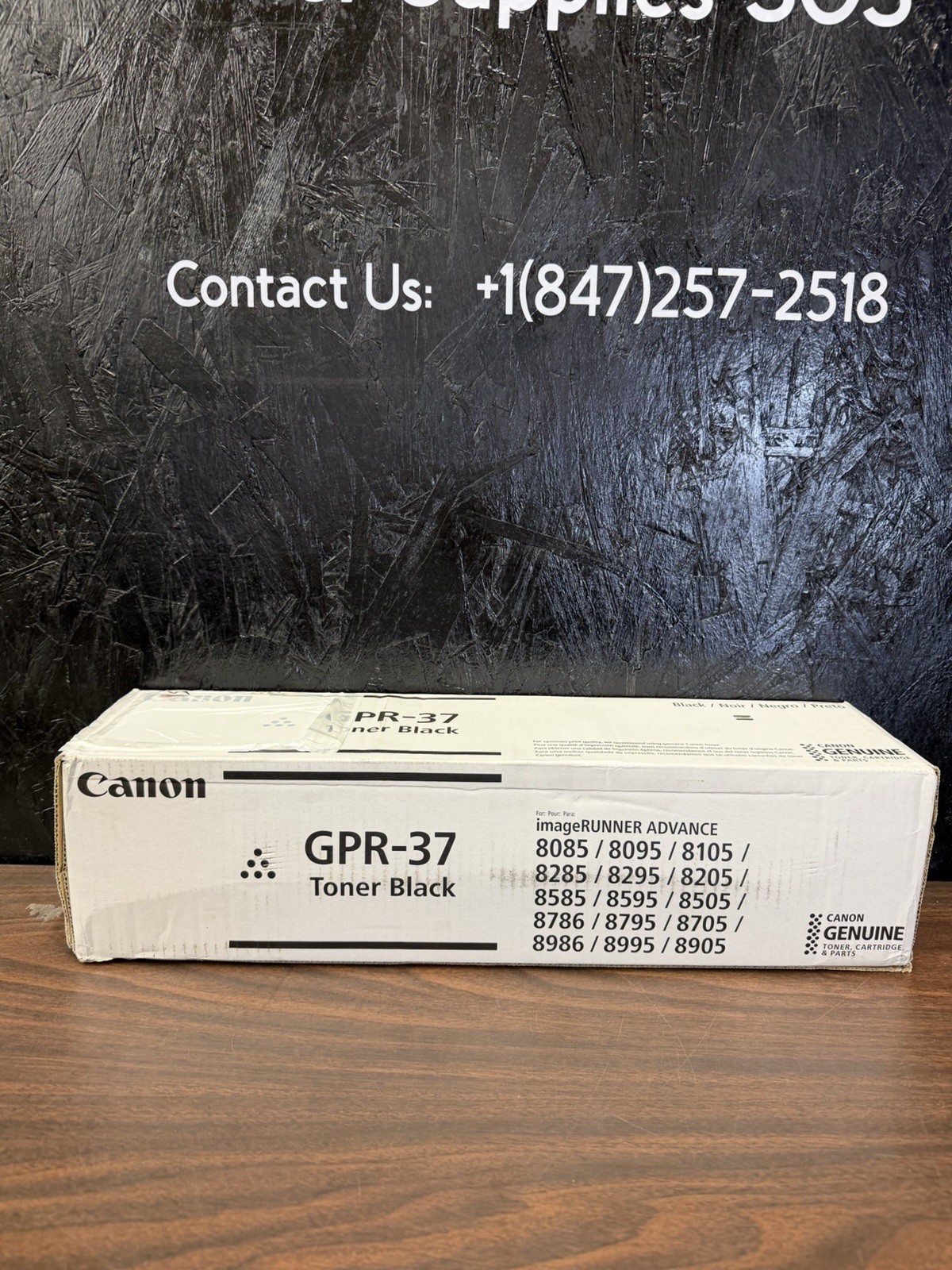 Canon 3764B003 GPR-37 Black Toner Cartridge 3764B003aa