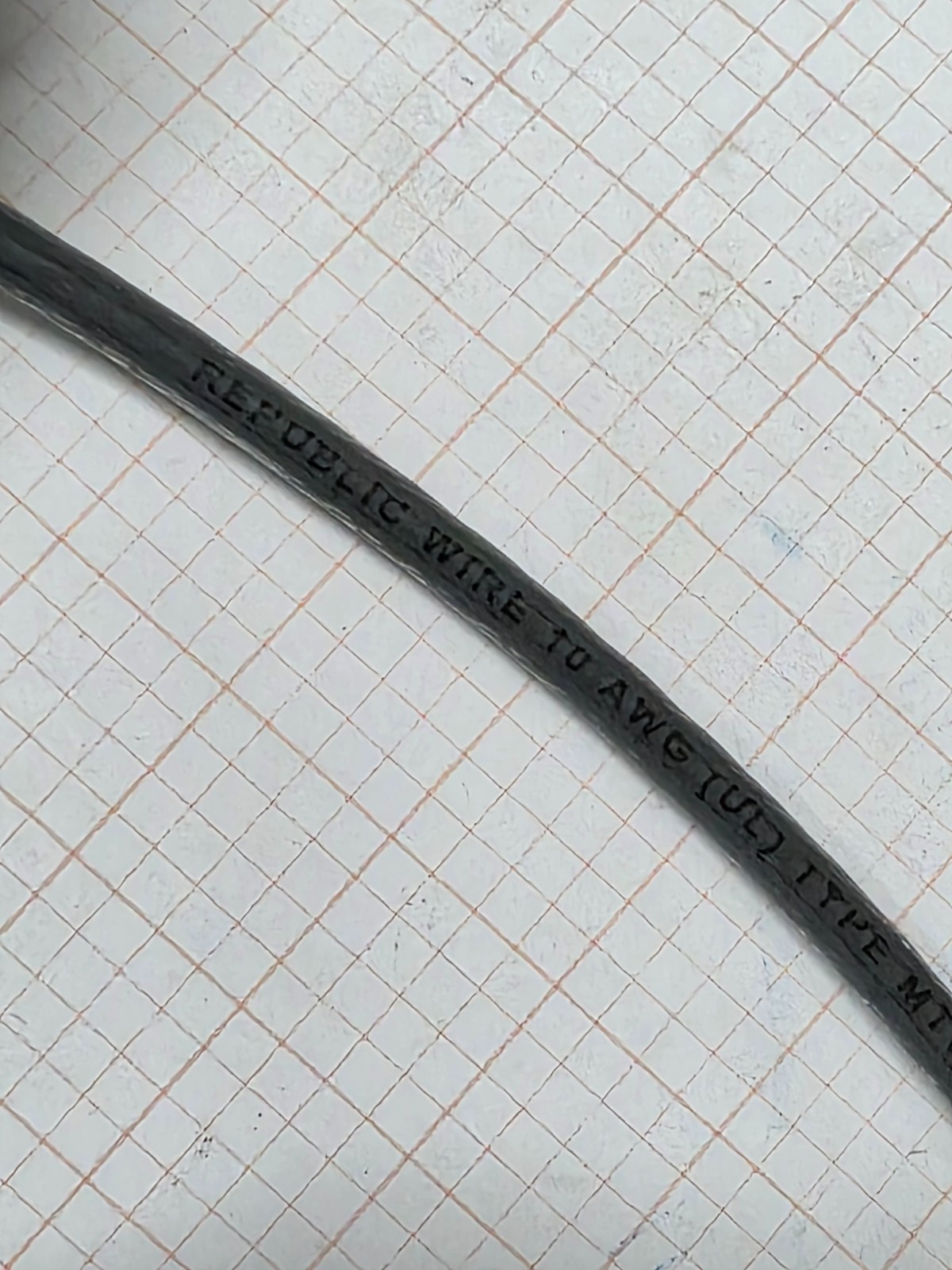 Republic #10awg Stranded THHN/THWN-2/MTW Building Wire 90C/600V Gray /100ft