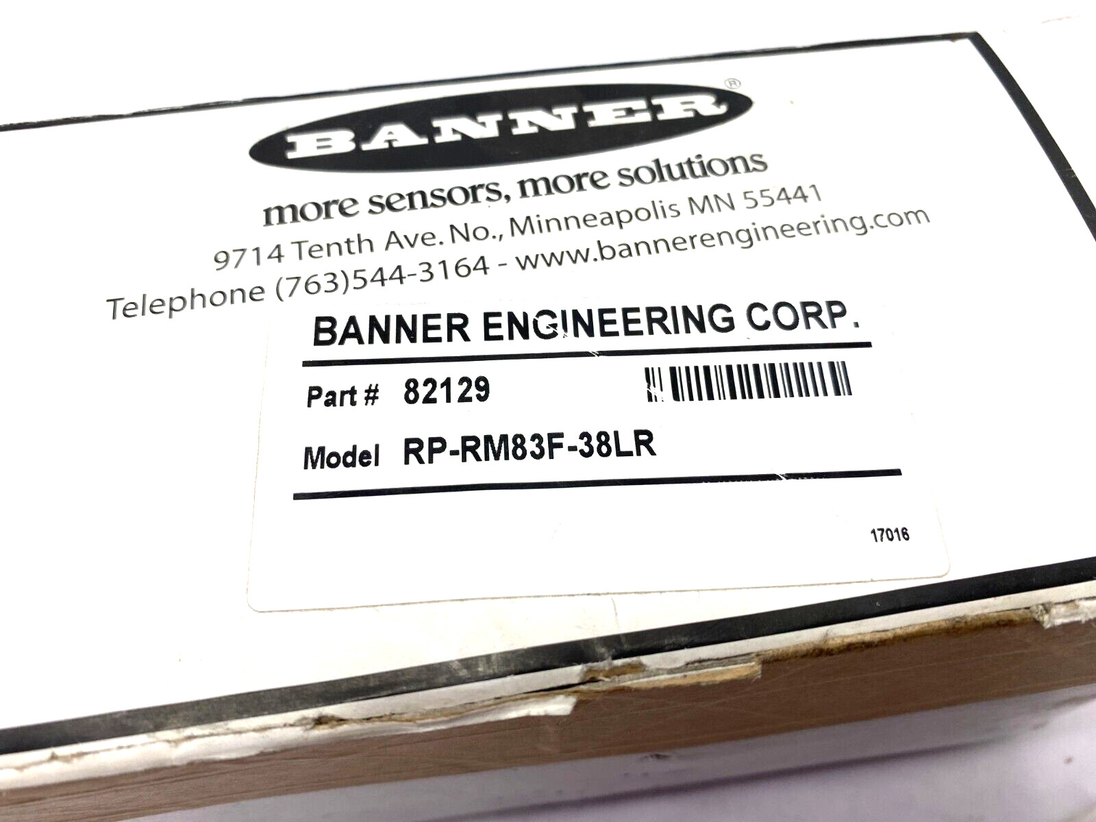 Banner RP-RM83F-38LR Heavy Duty Emergency Stop Rope Pull Module 2 NO, 2NC 82129