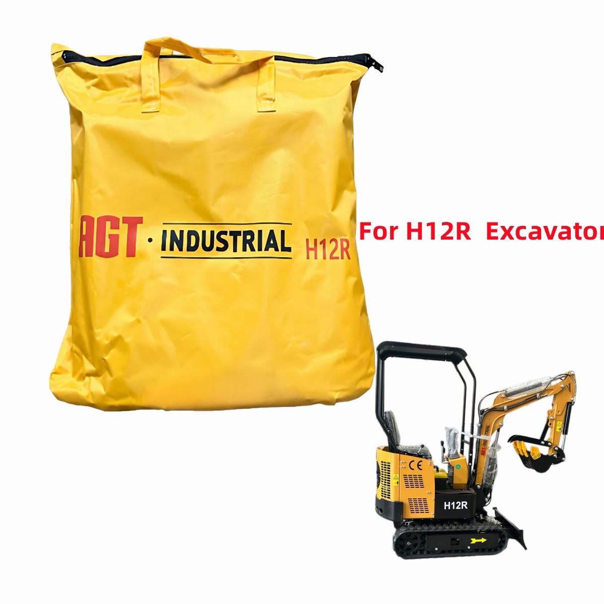 Agrotk Mini Excavator Rain Cover Open window for H12R Small Digger Attachment