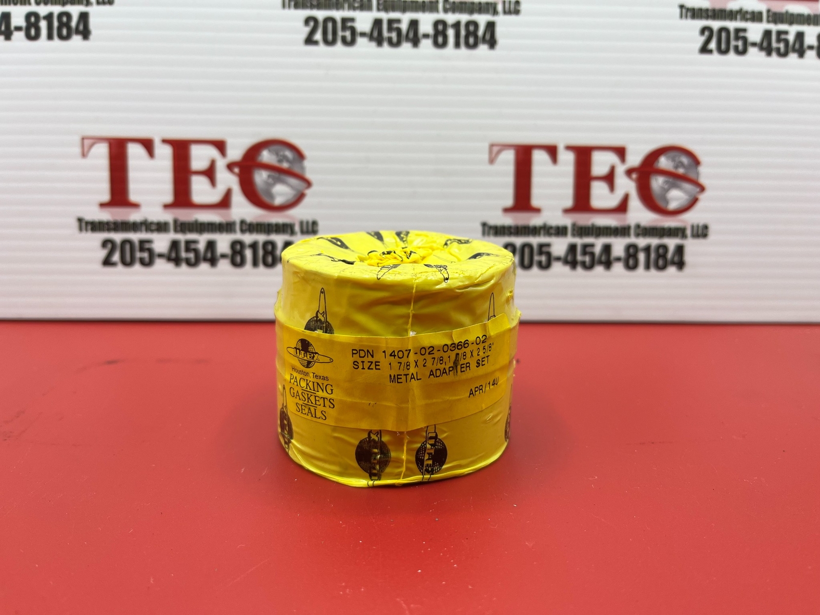 Utex Gasket Seal, 1407-02-0366-02, 1 7/8 X 2 7/8, 1 7/8 X 2 5/8