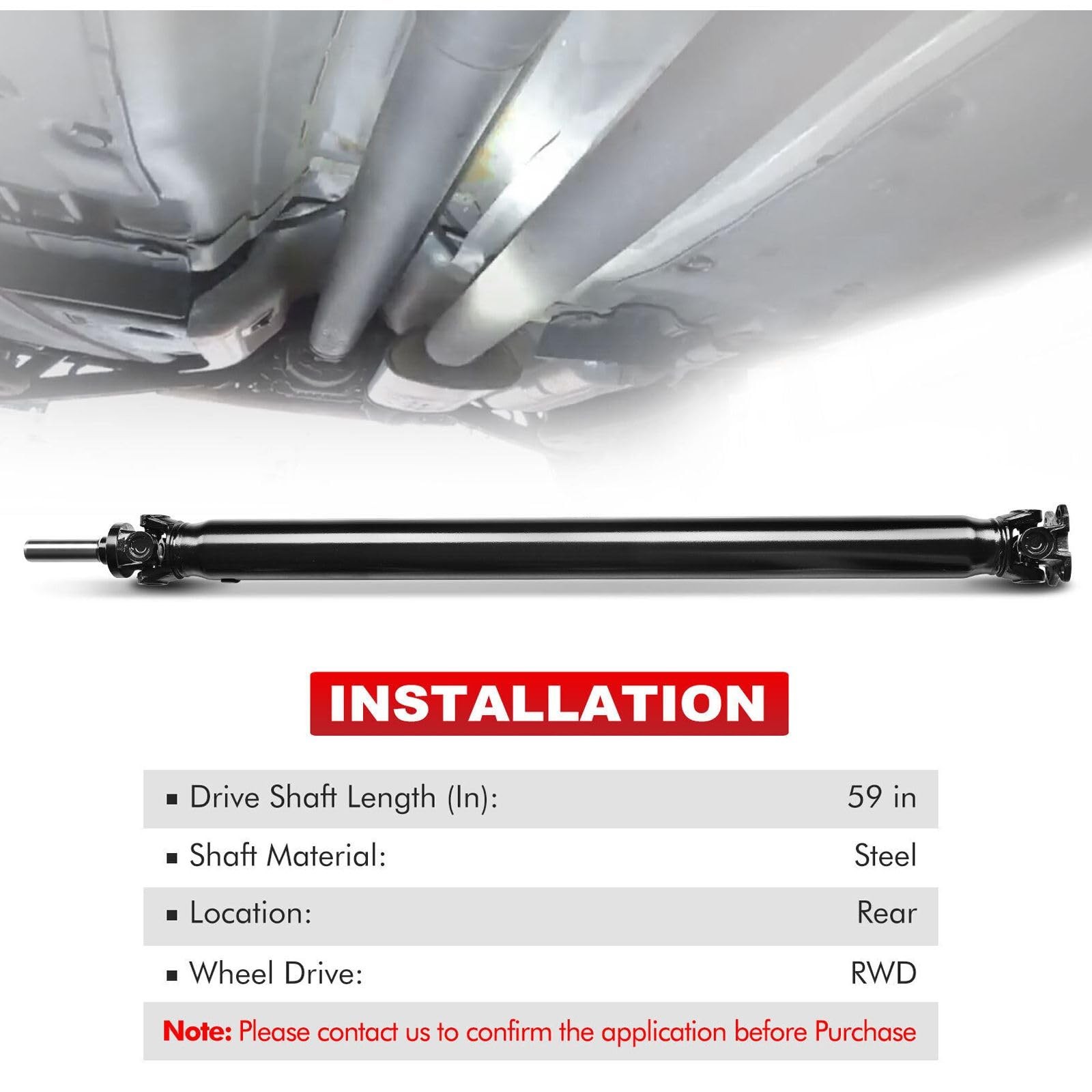 AT Rear Driveshaft Ranger 1998-2011 B2300 2001-2010 B3000 1998-2007 B4000 1999
