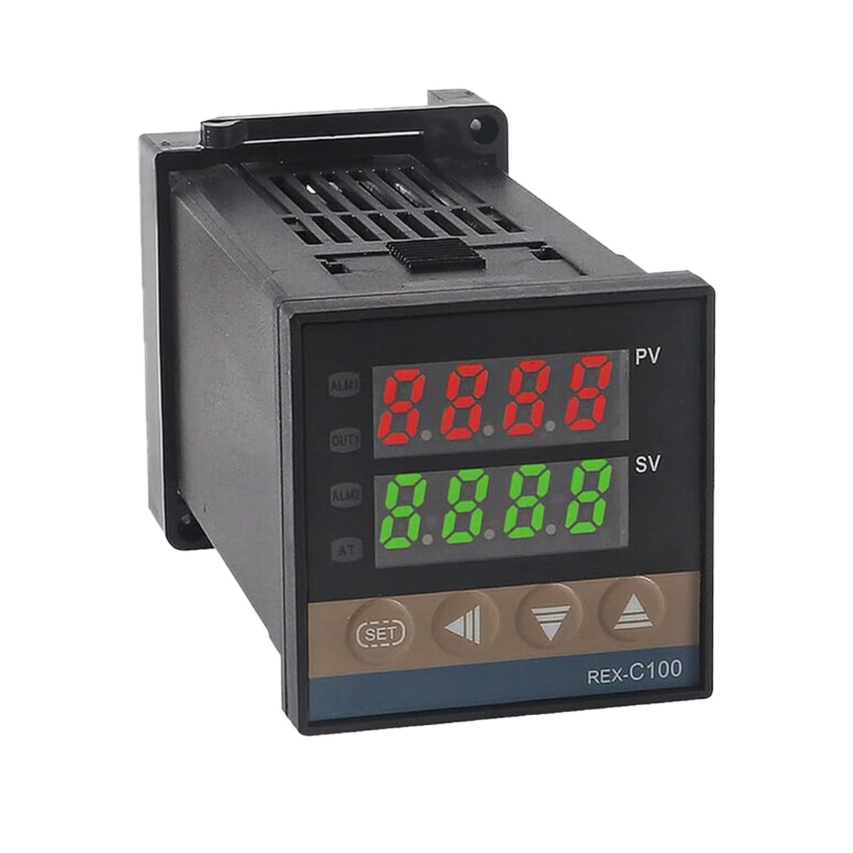 PID REX-C100 Temperature Controller SSR 40DA K Thermocouple Heat Sink Kit USA