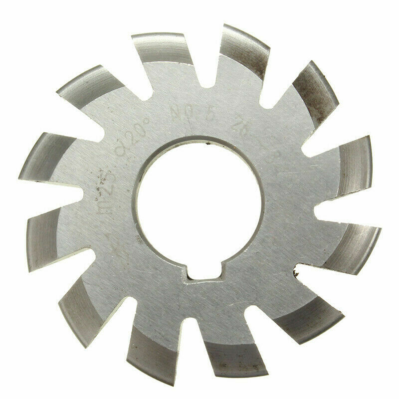 8Pcs/Set HSS M2.5 Bore 22mm PA 20°Degree #1#2#3#4#5#6#7#8 Involute Gear Cutter