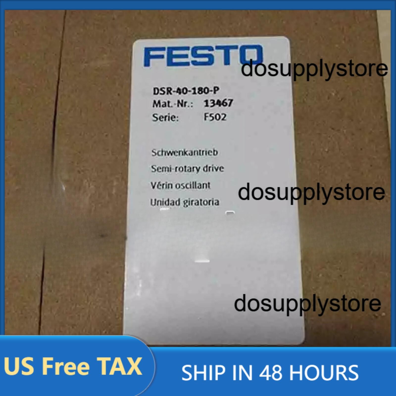 New FESTO 13467 DSR-40-180-P Rotary Cylinder
