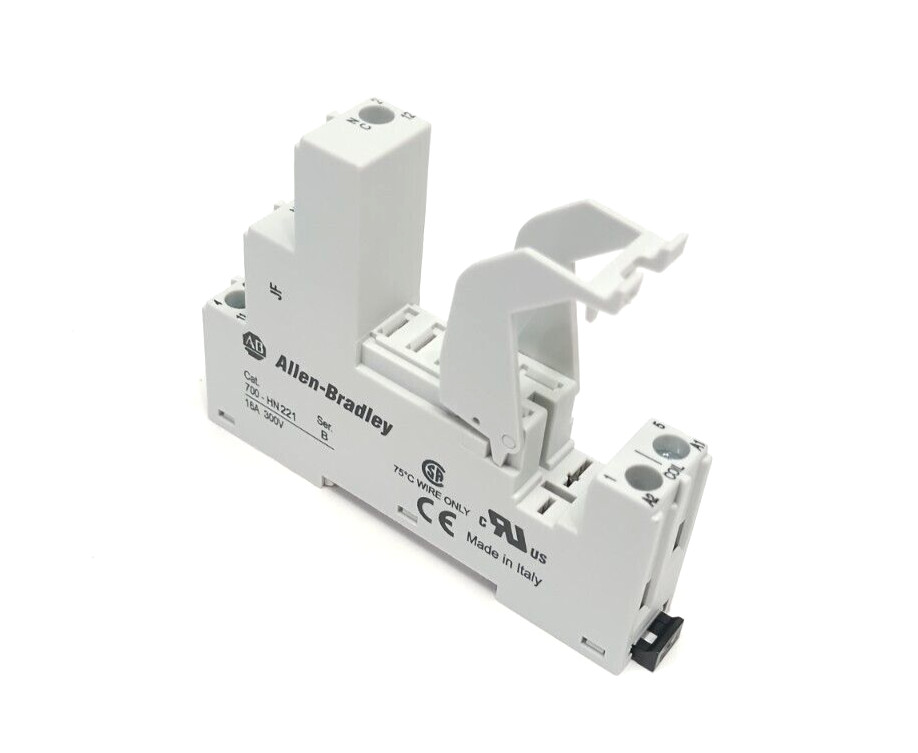 Allen Bradley 700-HN221 Ser. B 5-Blade Screw Terminal Plug-In Relay Socket/Base