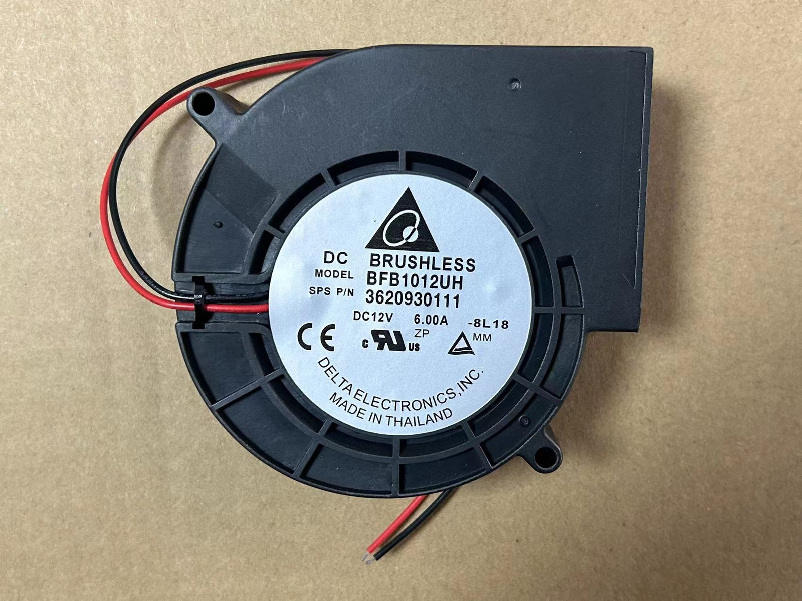 For Delta BFB1012UH 12V 6A high-power DC blower Large volume turbine cooling fan