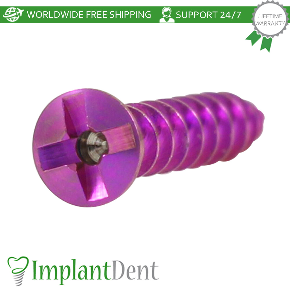 5x Self Tapping GBR Screw 1.6mm For Membrane Fixation Titanium Dental Fixture