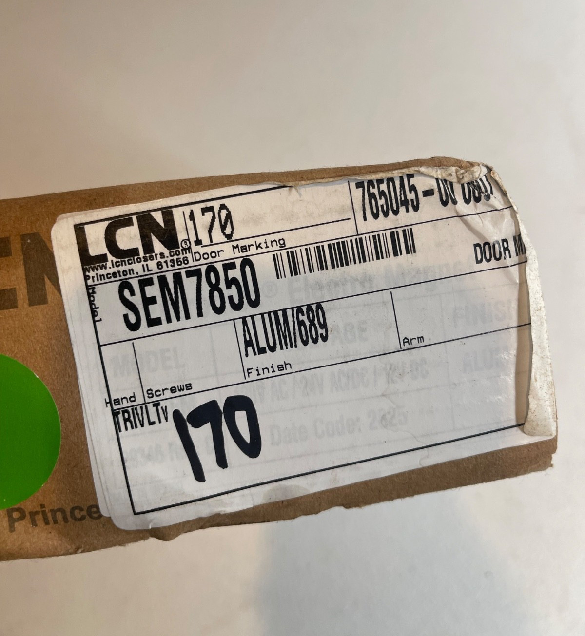 LCN 7850SEM Sentronics Electro Magnetic Door Holder SEM7850 (Without Screw Pack)