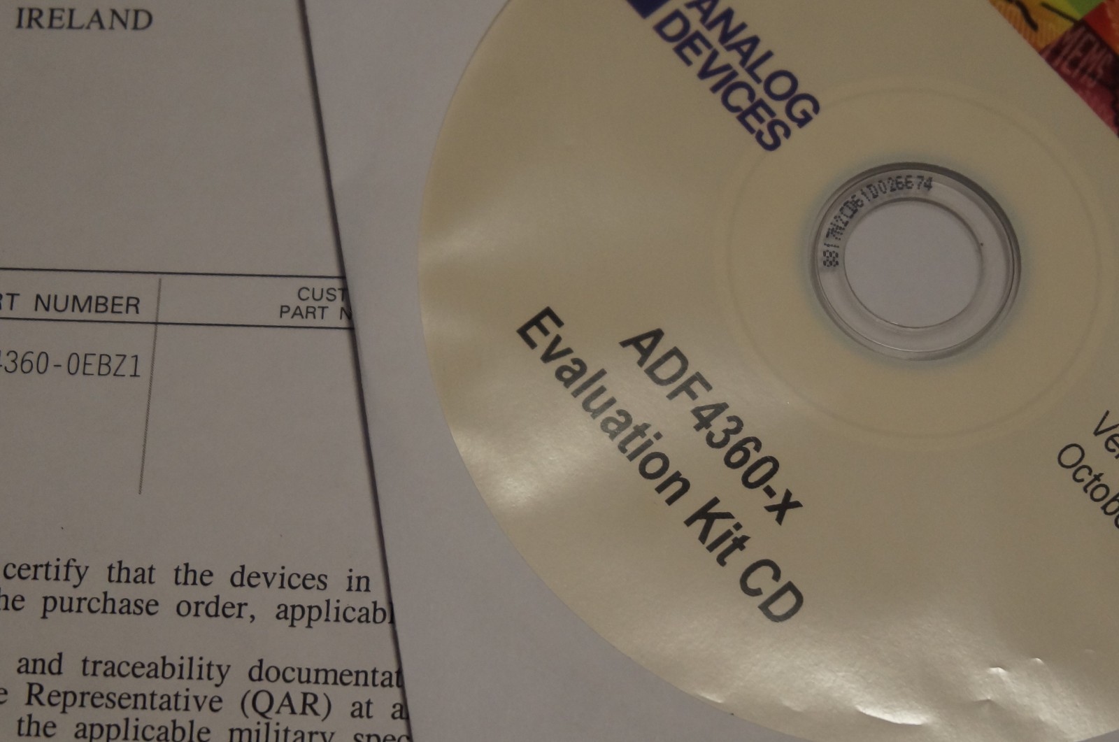 ANALOG DEVICES EVAL-ADF4360-0EBZ1 Evaluation Kit Clock & Timer Development Tools