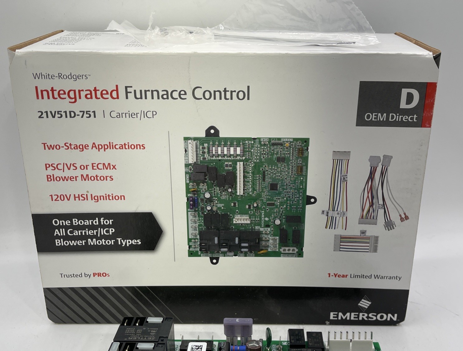 21V51D-751 UPGRADE KIT – White-Rodgers Emerson Furnace Control Circuit Board