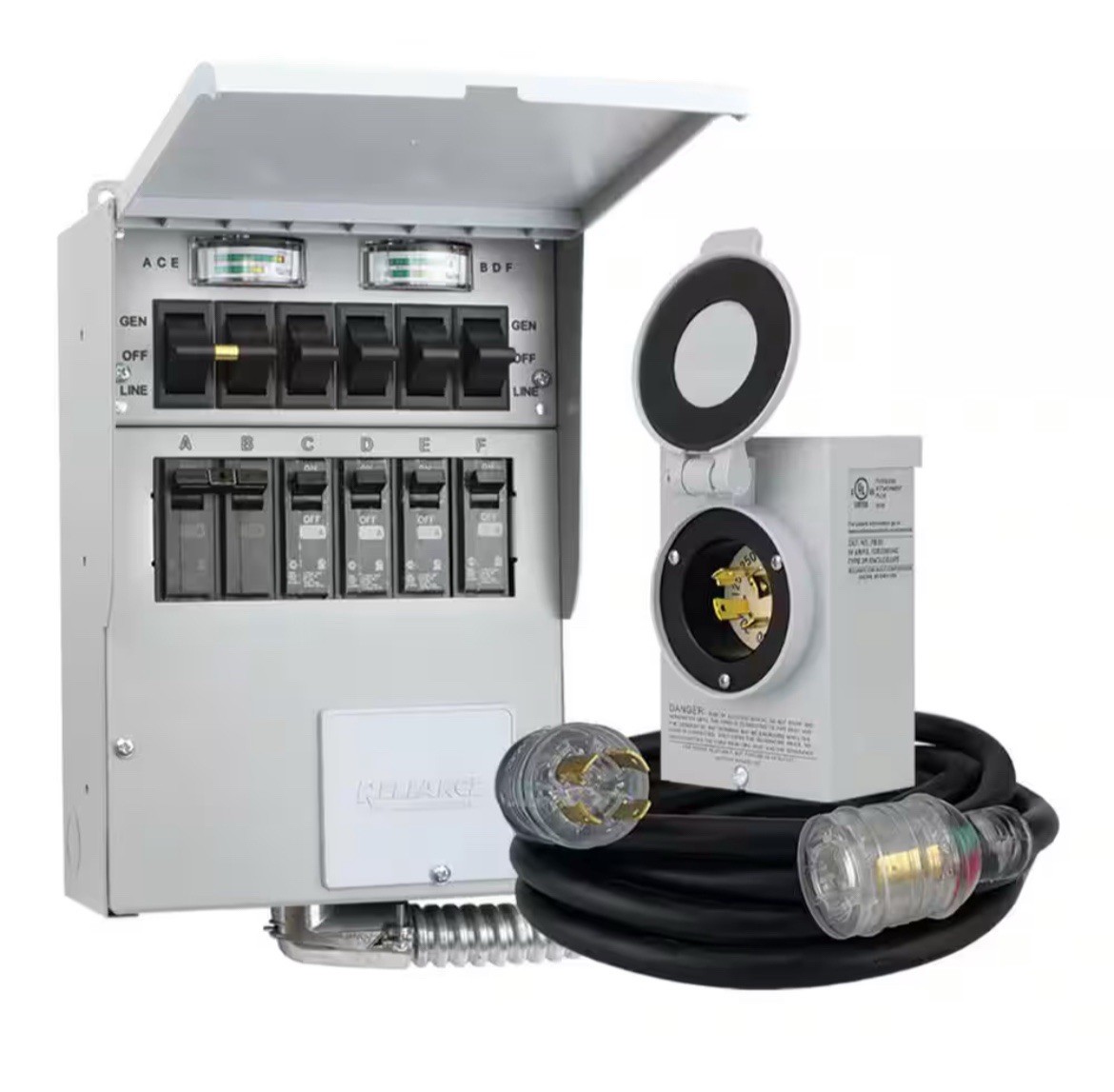 Reliance Controls Backup Power Transfer Switch Kit 3006HDK NEW