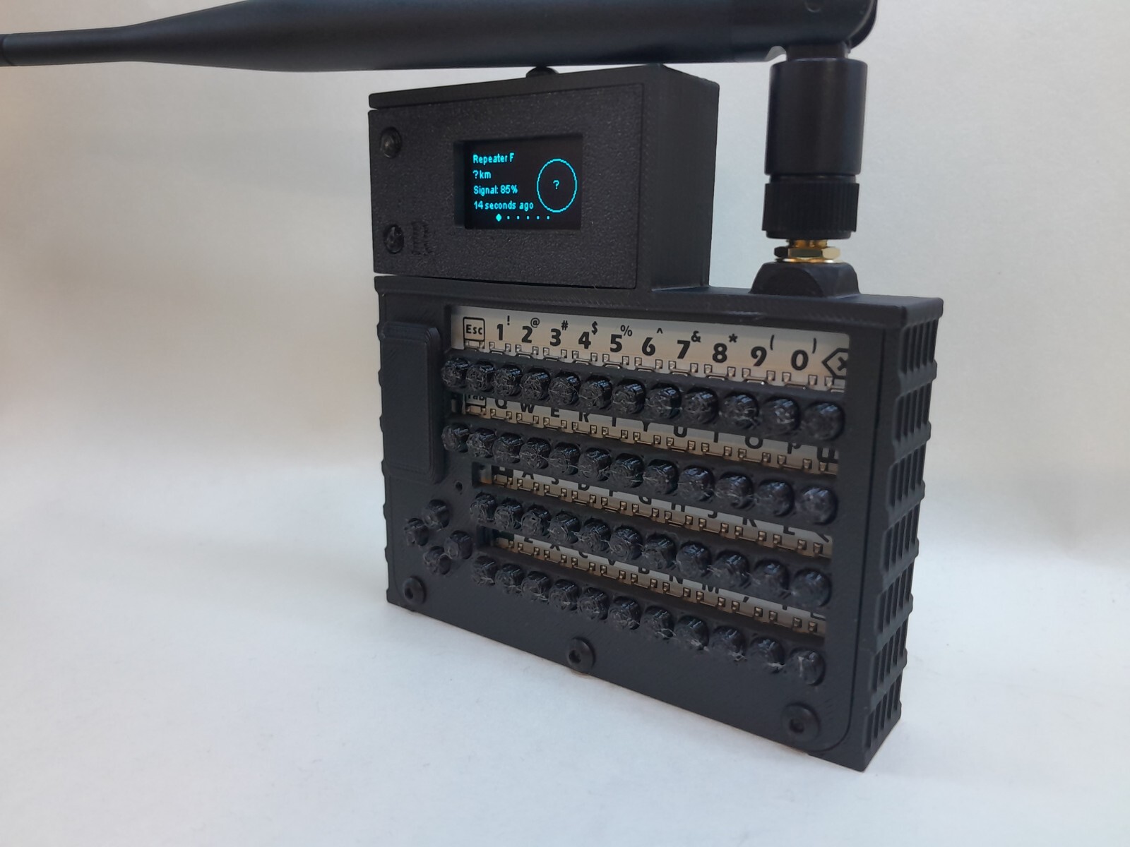Meshtastic STAND ALONE node READY TO USE Heltec V3 3000mah battery BLACK