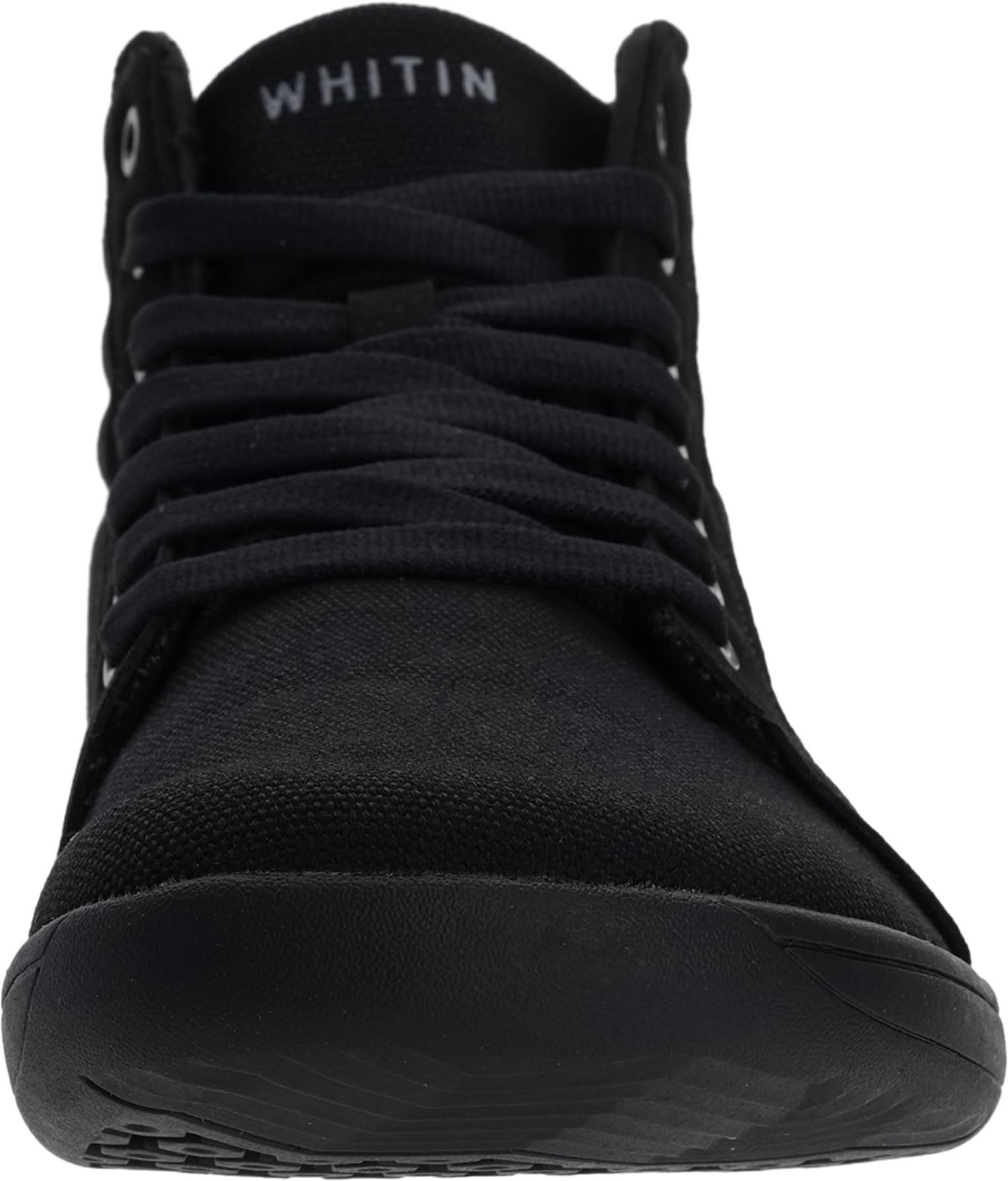 WHITIN Men’s Wide Hi-top Minimalist Barefoot Sneakers | Zero Drop Sole | Cush…