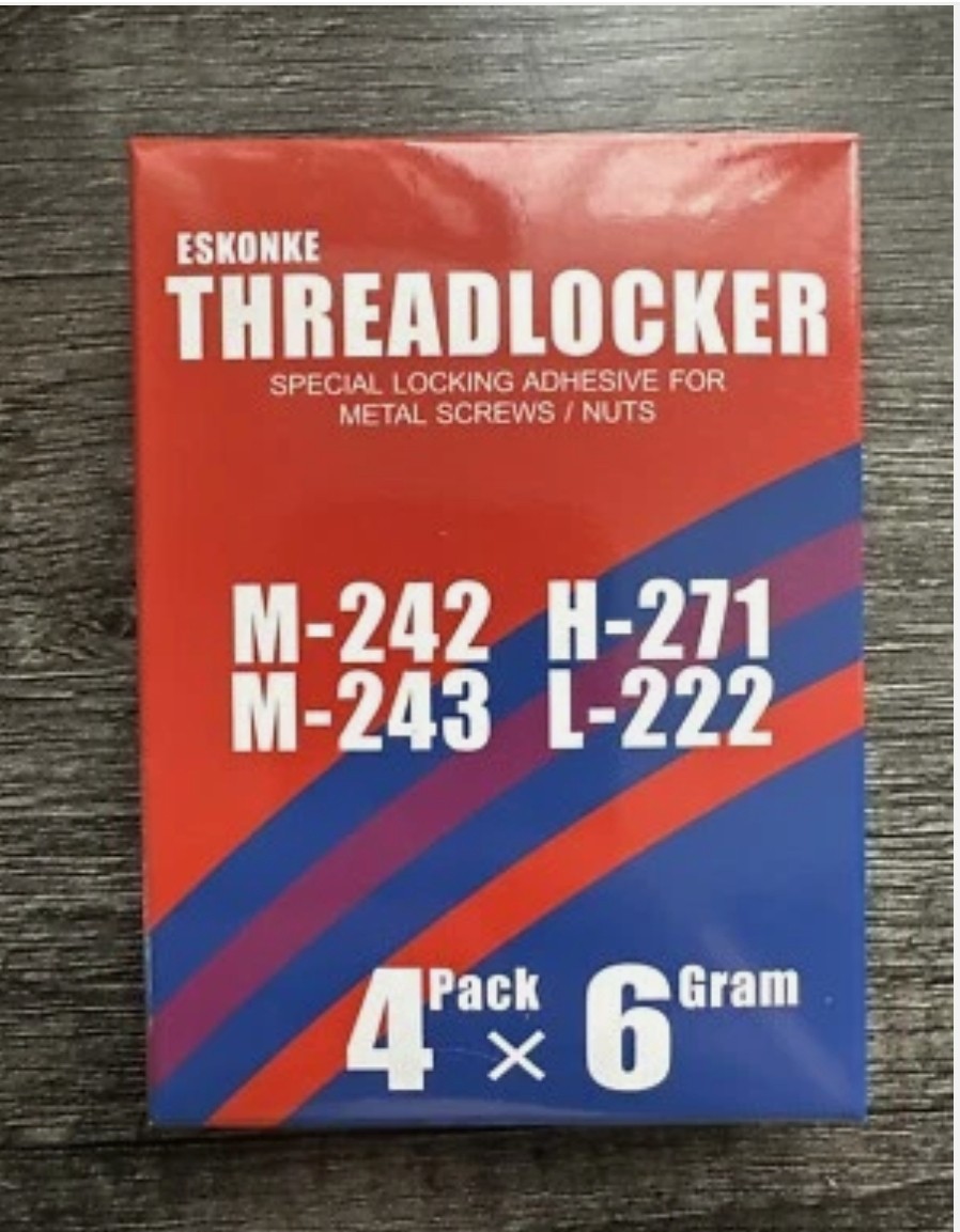 Threadlocker 242,243,271,222 4 pack