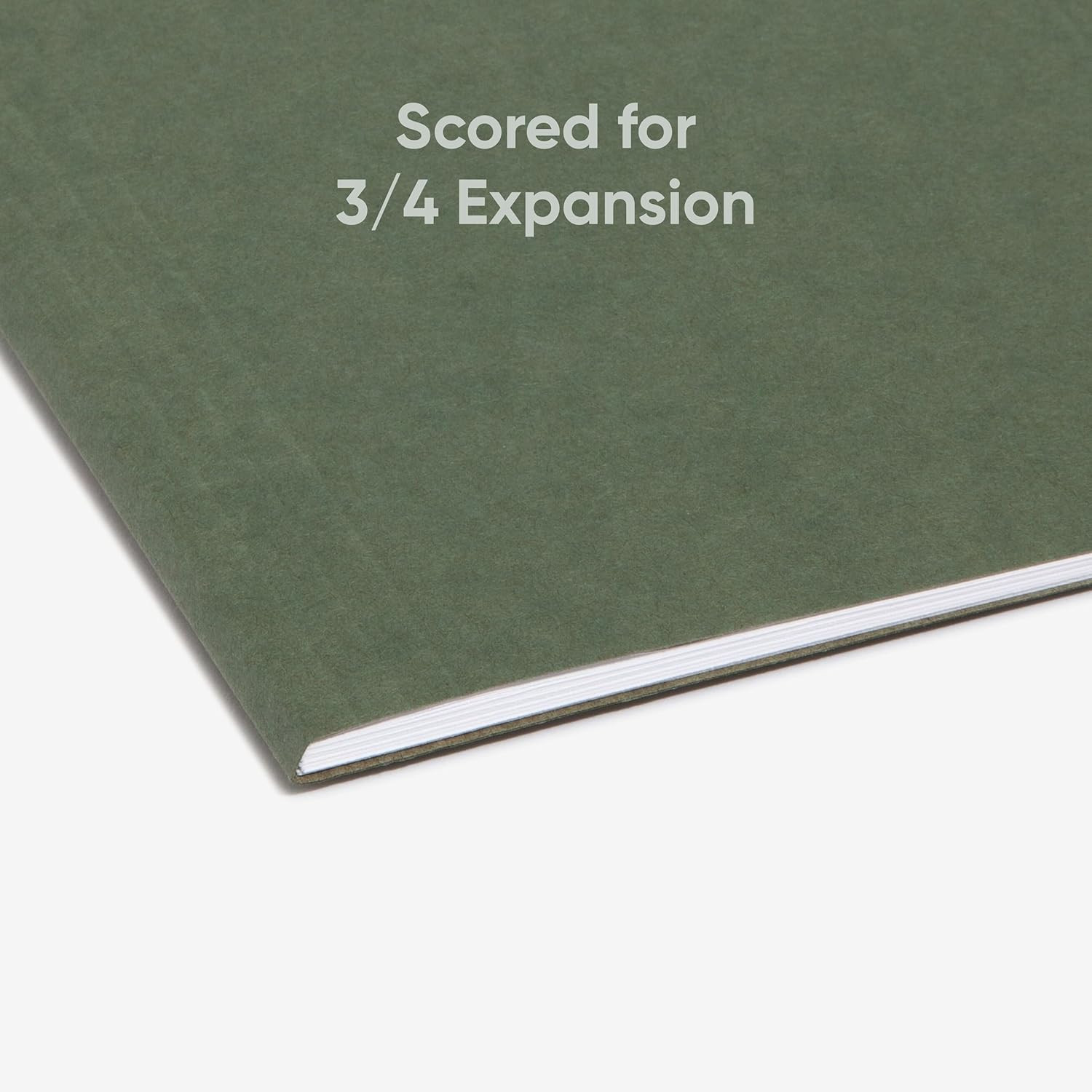Hanging File Folder, 1/5-Cut Adjustable Tab, Letter Size, Standard Green, Hangin