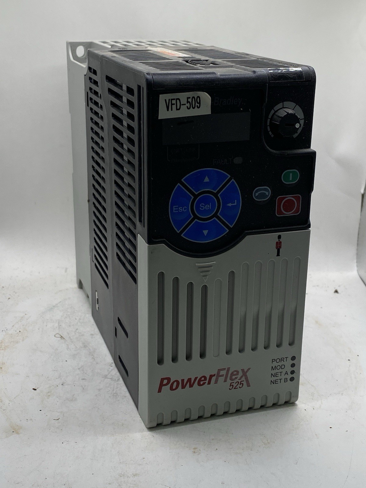 Allen Bradley 25B-E0P9N104 Powerflex 525 AC Drive 600VAC 0.4kW/0.5HP A
