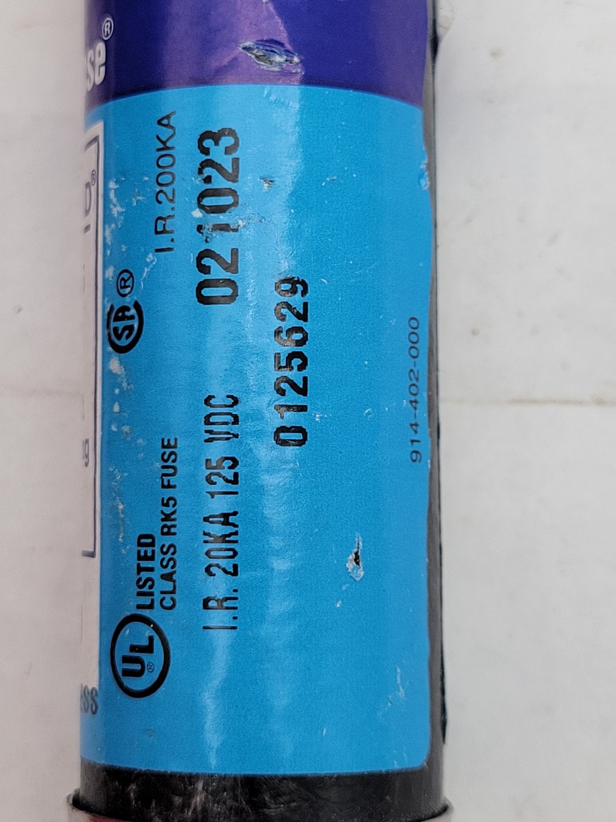 Littelfuse FLNR 100 Powr-Gard Class RK5 Fuse 100A 250V