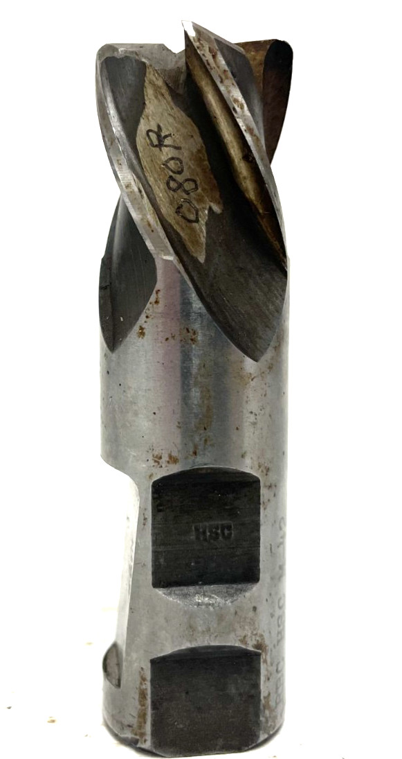 RBC 1″ CORNER RADIUS END MILL, 1″ LOC, 4-FLUTE, 3-1/2″ OAL, HSC M-42