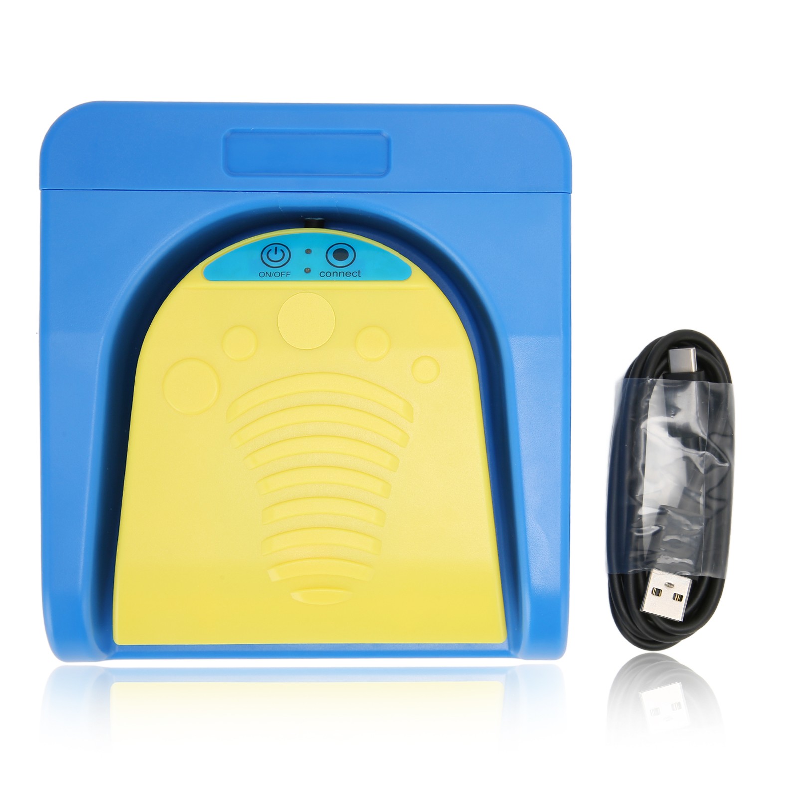 Single Foot Switch Pedal Wireless Wired USB Two Connection Mode High Sensitivity