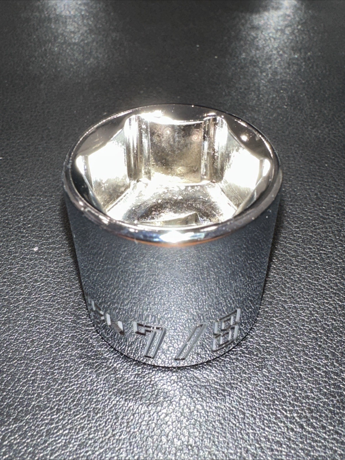 Craftsman 6 Point 3/8″ Drive Chrome Standard 7/8″ Shallow Socket CMMT43013. 0280