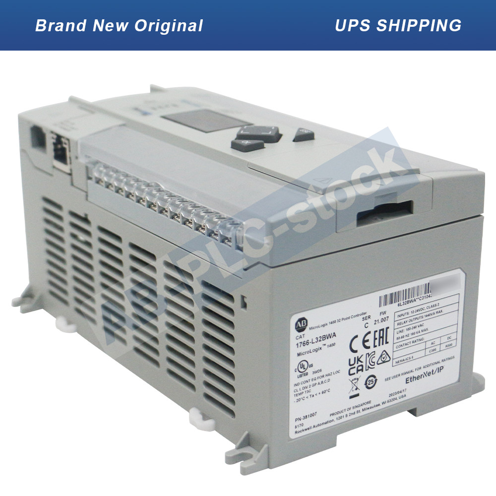 NEW Sealed Allen-Bradley 1766-L32BWA MicroLogix 1400 32 Point Controller