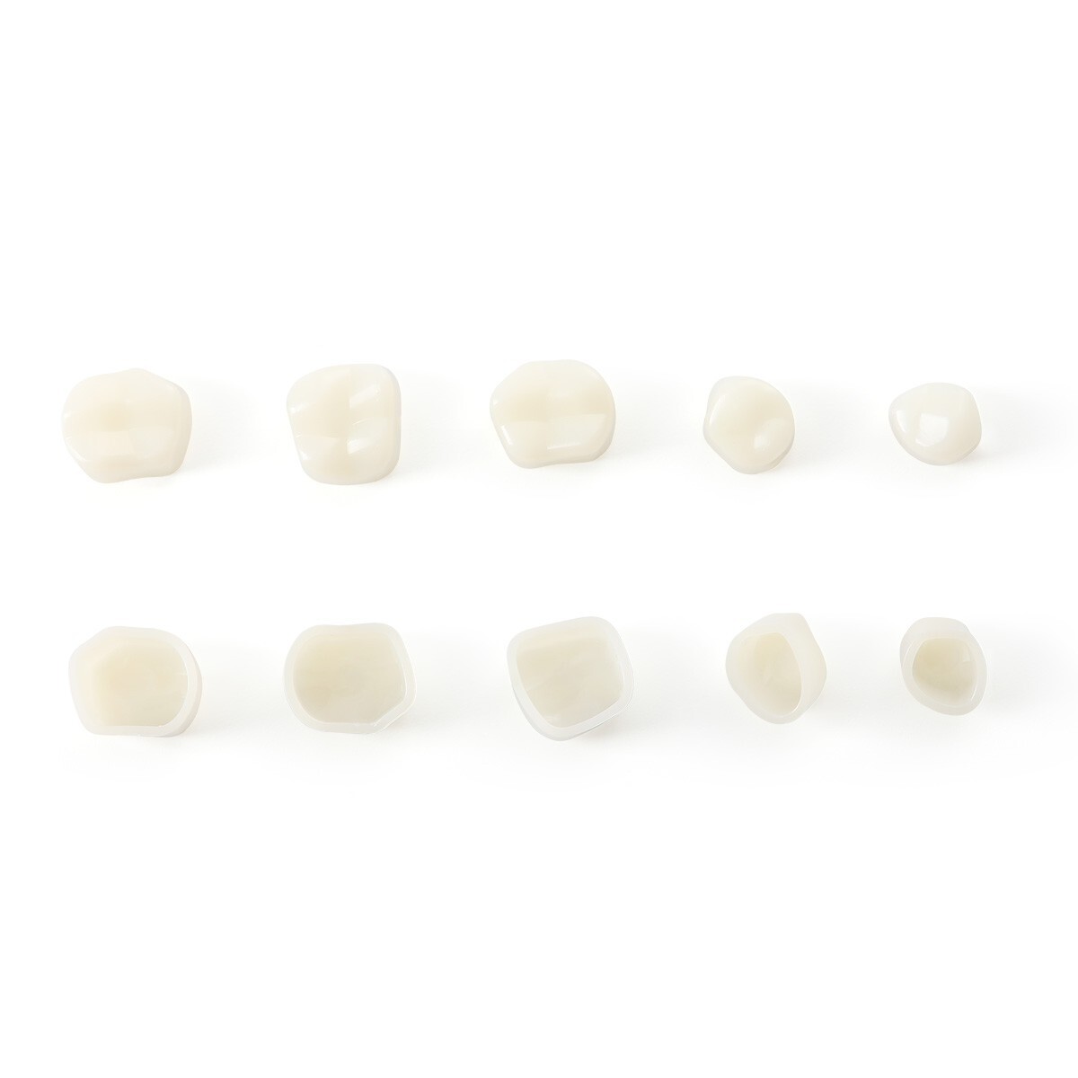 Dental Resin Anterior Dental Temporary Porcelain Crown Veneers Stable Teeth