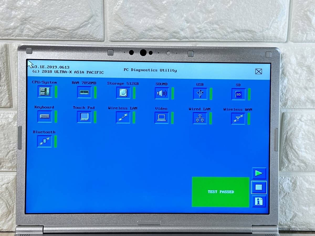 Panasonic CF-SV8RFCVS /Core i5 8365U/8GB memory + NVME 512GB・SSD/12.1 LTE