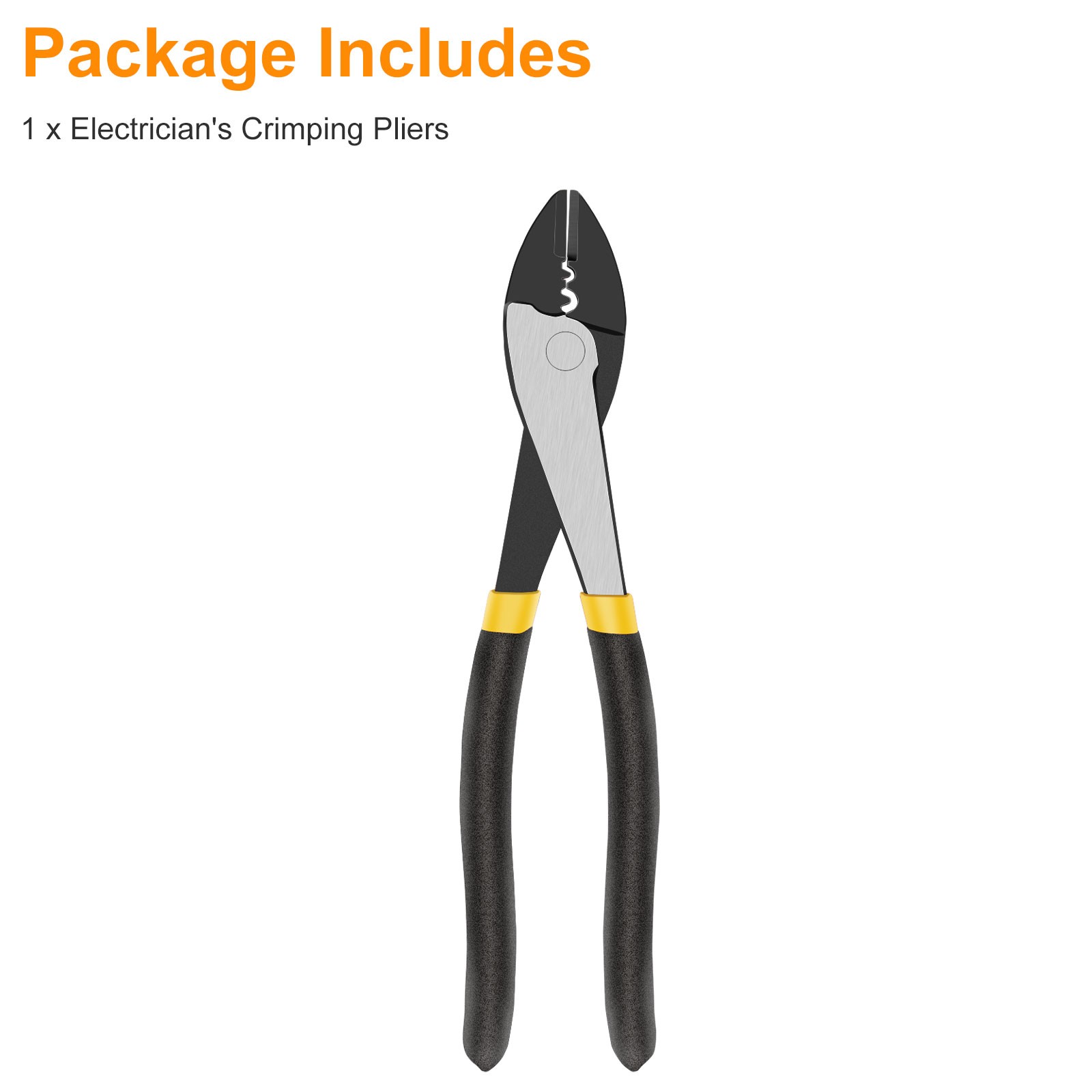 Wire Crimper Cutter Tool 10–22 AWG Heavy Duty Crimping Tool for Electrical Work