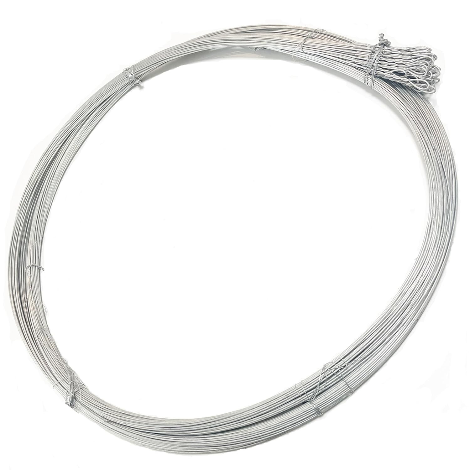 Baling Wire 14 Gauge 14 Ft 80Pcs,Baler Wire Ties Galvanized Steel High Strength