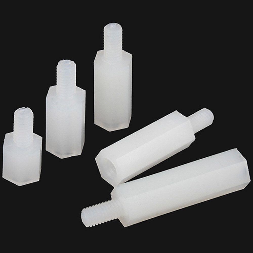 M3 Male-Female Plastic Nylon Hex Column Standoff Support Spacer for PCB Board