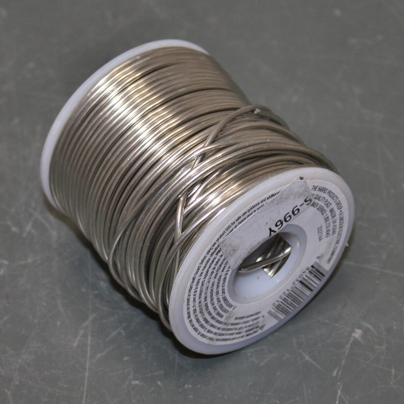 (1 lb) Harris 97/3 Rosin Flux Core Solder Wire 331868, 1/16″, 97% Tin, 3% Copper