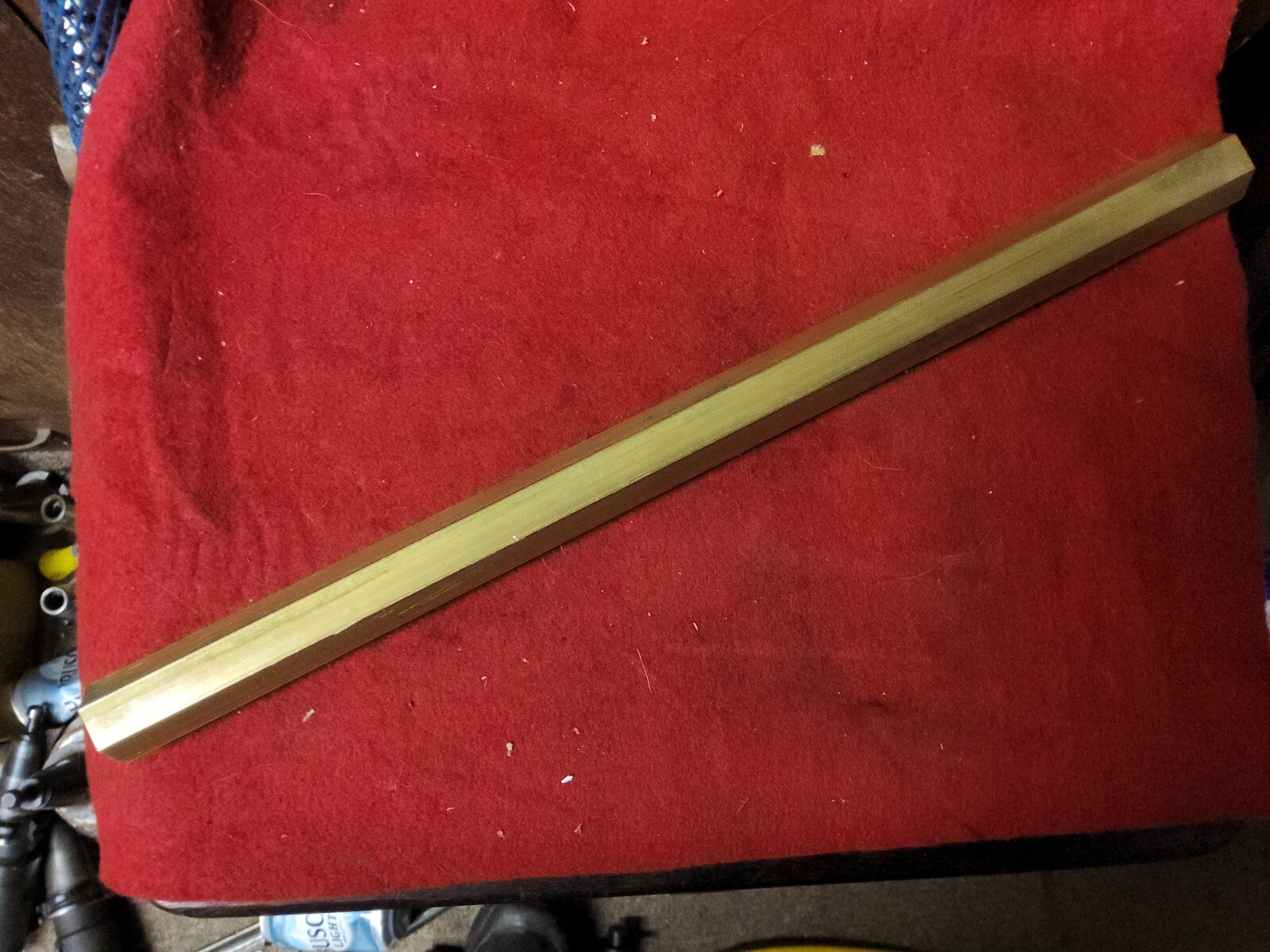 11/16″ C360 BRASS HEX BAR 12″ long Lathe Bar Stock .6875″ Flat to Flat 1/2 Hard