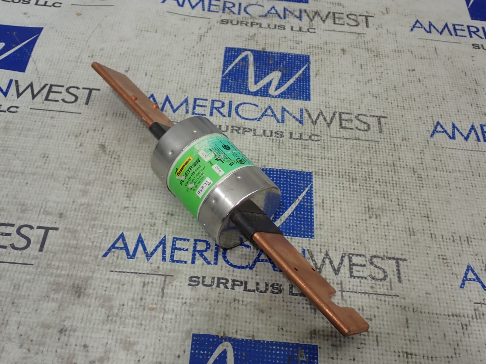 Bussman Fusetron FRS-R-250 250A 600V Time Delay RK5 Long Stab Fuse